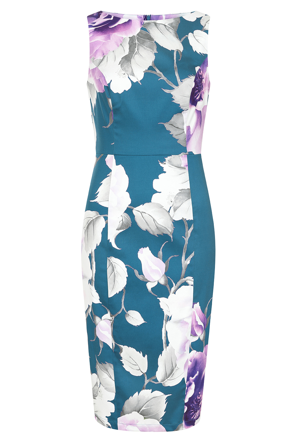 Britney Floral Wiggle Dress